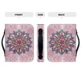 thumbnail image 4 of HELLHERO Mandala Pattern Church Bible Bag, Handle PU Leather Book Holder Case for Prayer Outdoor, Zippered Bible Cover, 4 of 12