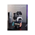 thumbnail image 2 of Controller Holder with Organizer Base, 2 Tiers Desk Gaming Controller Headset Stand with Cable Organizer for All Xbox PS4 PS5 Switch Pro Crontroller Gaming Accessories, 2 of 7