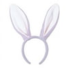 Beistle Pack of 12 Lavender and White Soft-Touch Bunny Ears Headbands Easter Costume Accessories
