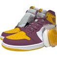 thumbnail image 1 of N I-K-E A i r-Jor-dan 1 RETRO HIGH OG Brotherhood A i r-Jor-dan Sneakers Shoes Yellow Pu, 1 of 6