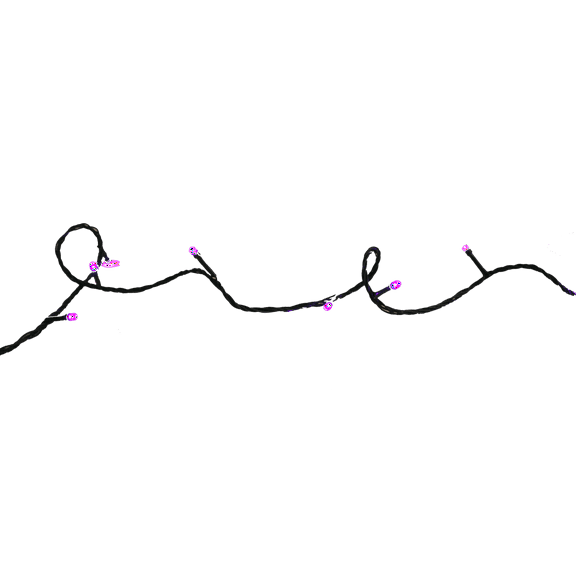 Elegani 100 LED String Lights with Connector – Purple Lights 32ft