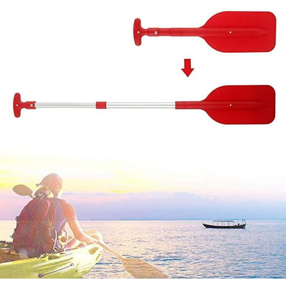 Pagaie Télescopique pour Kayak, Pagaies Amovibles à Longueur Ajustable, Pagaie de Canot avec Antidérapant