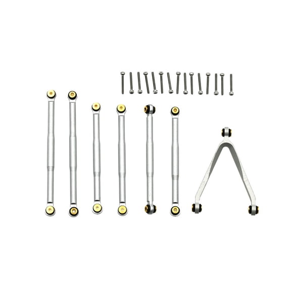 GUYUTING Upgrade for Axial SCX24 with 7-Piece Aluminum Link Set, Ideal for Off-Road Racing & Bashing