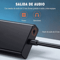 thumbnail image 4 of Cable Adaptador convertidor HDMI a VGA BLOOSOM regalo Cable 3.5mm negro, 4 of 5