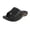 Black_035, variant on Domuza Unisex Black Recovery Slide Sandals, Cushioned EVA Footbed for Post-Workout, Shower, and All-Day Comfort Black 8（EU-40）