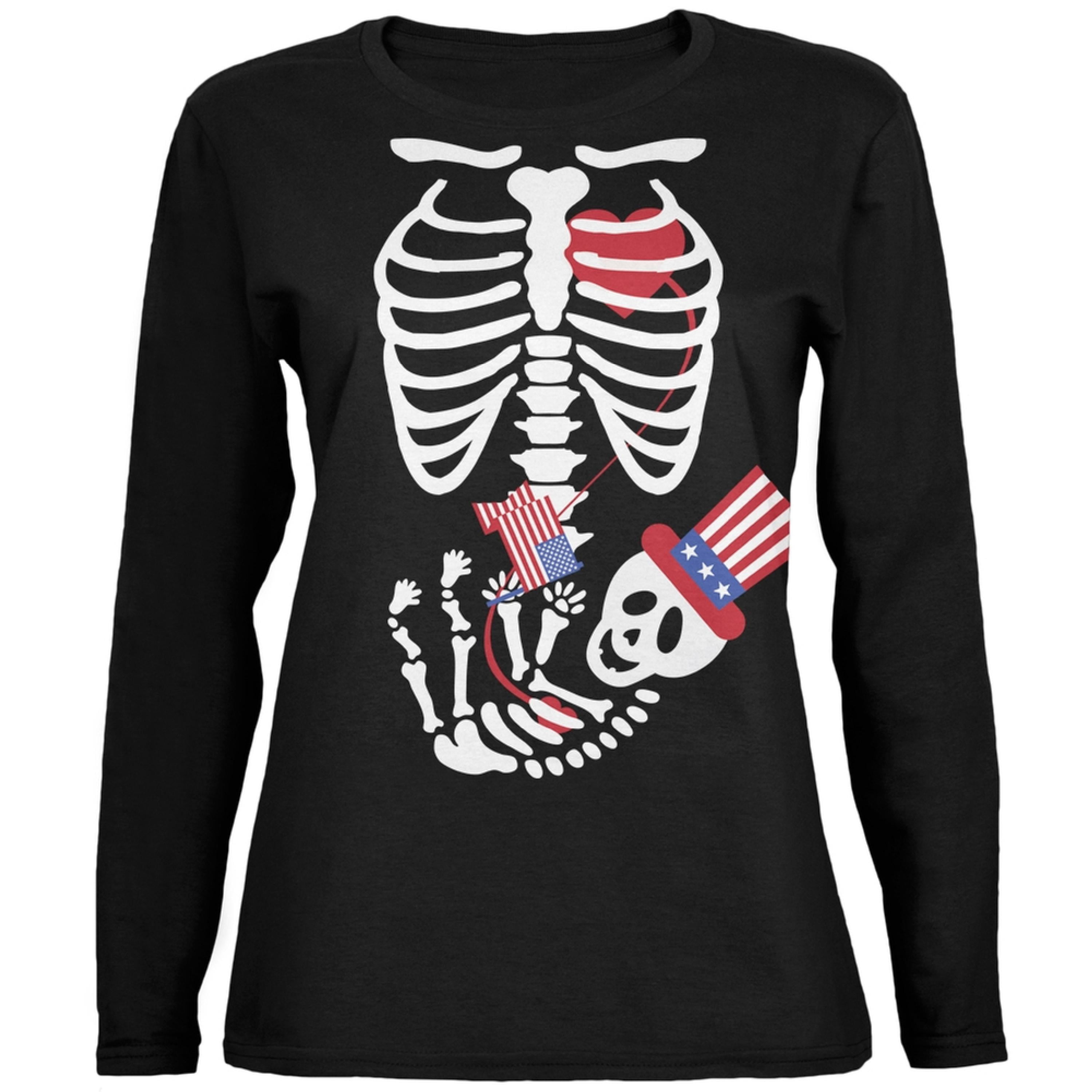Halloween July Fourth Baby Skeleton 