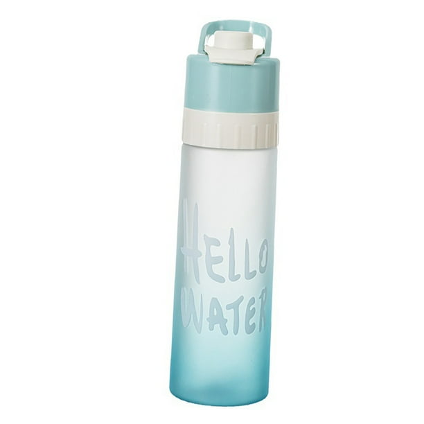 Botella de Agua Con Nebulización, Mist Spray Sports Botella 2 en 1 Portátil para Ejercio