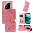 thumbnail image 5 of Funda tipo cartera GANGXUN para Xiaomi Poco X7 5G , diseño girasol, cuero PU, soporte, cierre magnético, tarjetero, 5 of 5