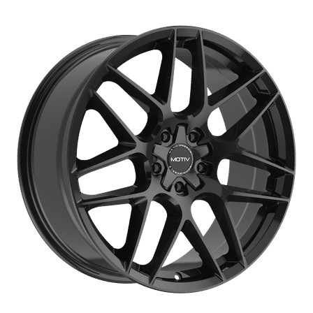 17x7.5 Motiv 435B Foil Gloss Black Wheel 5x4.5/5x120 (40mm)