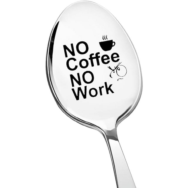 Coffee Lover Spoon Gift for Employee Friend Friendship Gifts for Women Daughter Birthday Gifts for Honey Tea Lovers Spoon Gift for Sister Brother Work Gifts for Coworker Leaving Away Gifts