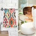 thumbnail image 7 of Yayeee 100% Cotton Hand Towels for Bathroom 16" x 28" Soft Absorbent Kitchen Towel, Colorful Flowers, 7 of 7