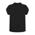 thumbnail image 6 of Ahabrexf Short Sleeve Top for Boys Button Up Striped Casual T Shirt Cotton Pullover Medium to Large, 6 of 7