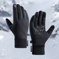 thumbnail image 2 of Winter Gloves for Women and Men Gloves for Cold Weather Q802 Winter Zipper Touchscreen Windproof Warm Waterproof Cycling Sports Plush Ski Gloves, 2 of 7