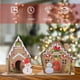 thumbnail image 2 of KAKOWELY 2 juegos de cabañas navideñas DIY, regalo creativo, casa pequeña de cartón para que los niños jueguen., 2 of 5