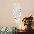 thumbnail image 7 of Dream Catcher Handmade White Feather Wall Hanging Home Car Decoration Room Decoration Gifts  31.5 in DEWEL, 7 of 7