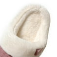 thumbnail image 3 of Akiihool Womens Slippers Women's Slip on Fuzzy House Slippers Memory Foam House Bedroom Slide Slipper Shoes Comfy Trendy Gift Slippers (Pink,6), 3 of 5