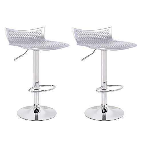 Bronte Living Tabouret de Bar à Hauteur Réglable Pivotant - Series Megan - Lot de 2