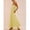 Yellow-M, variant on Women Yellow Spaghetti Strap Maxi Sundress Flowy Long Dress Casual Vacation