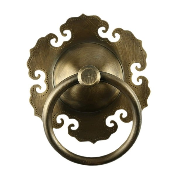 Aldaba de puerta Vintage, anillo de Metal, puerta de armario, anillo de puerta Retro, manija de puerta, tiradores de puerta de Granero, 1 ud.