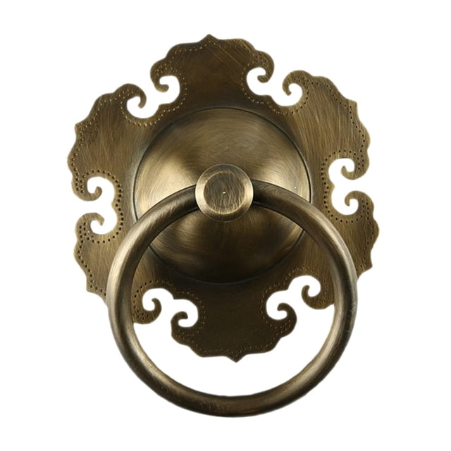Aldaba de puerta Vintage, anillo de Metal, puerta de armario, anillo de puerta Retro, manija de puerta, tiradores de puerta de Granero, 1 ud.