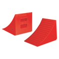 thumbnail image 2 of Checkers Wheel Chock,17" D,14" H,14" W,Orange UC1210, 2 of 2