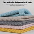 thumbnail image 4 of Hioecau 5Pcs Microfiber Dishcloths Absorbent Textured Reusable Rag Kitchen Cleaning Cloth for Washing Dishes Wiping Glassware, 4 of 8