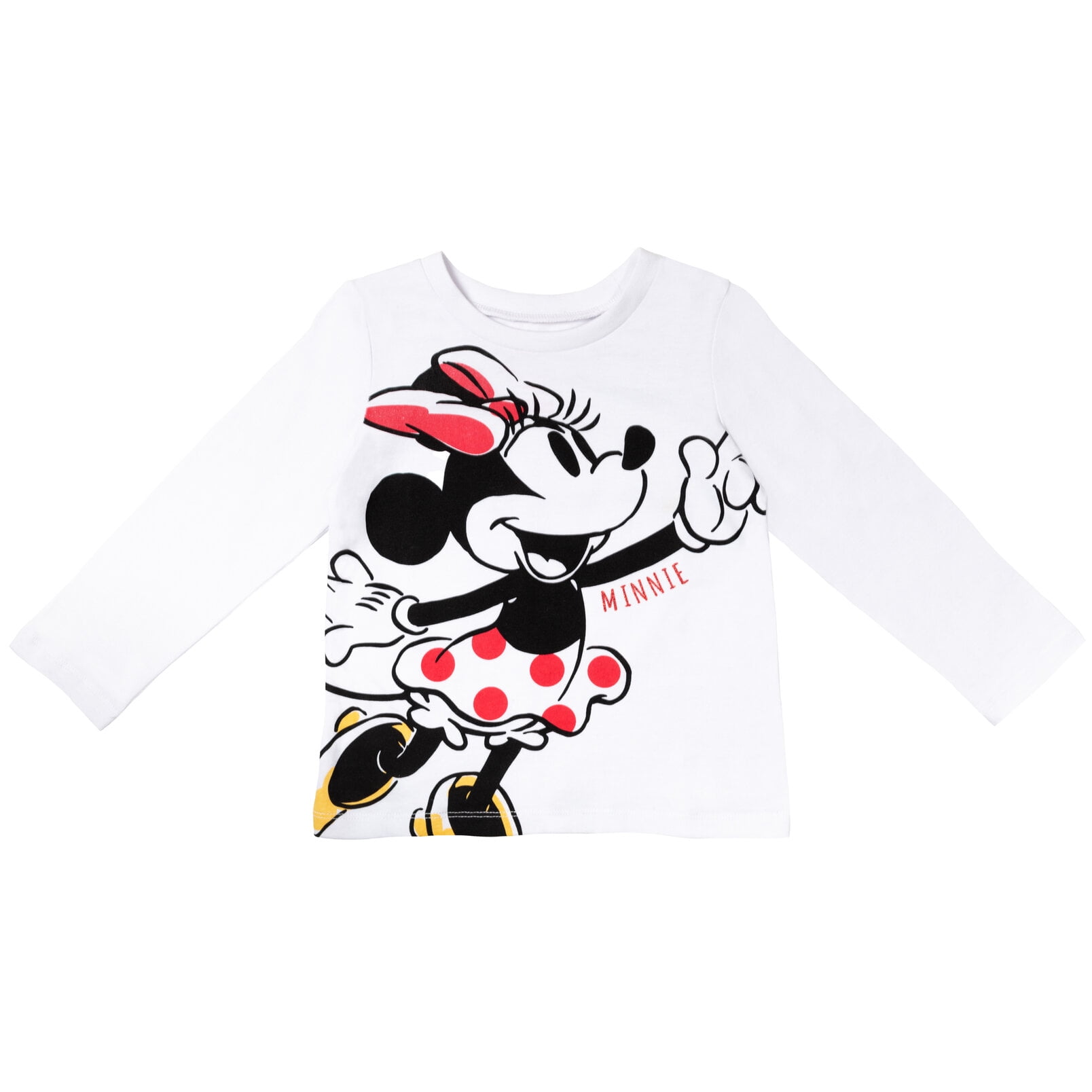 Disney Minnie Mouse Little Girls Vest Cosplay T-Shirt and Leggings 3 Piece Outfit Set Infant to Big Kid