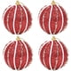 thumbnail image 1 of Laklulu 4 piezas de adornos de espuma con purpurina de bolas de Navidad de 3,15 pulgadas para decoraciones de árboles de Navidad, 1 of 5