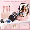 thumbnail image 4 of Bolsa de Maquillaje de Viaje con Iluminación LED con Espejo 3 Ajustes de Color,Caja de Maquillaje Cosmética,Caja de Cambiador Organizadora para Mujeres,Cosmetiquera de Viaje,Herramientas de Belleza, 4 of 7