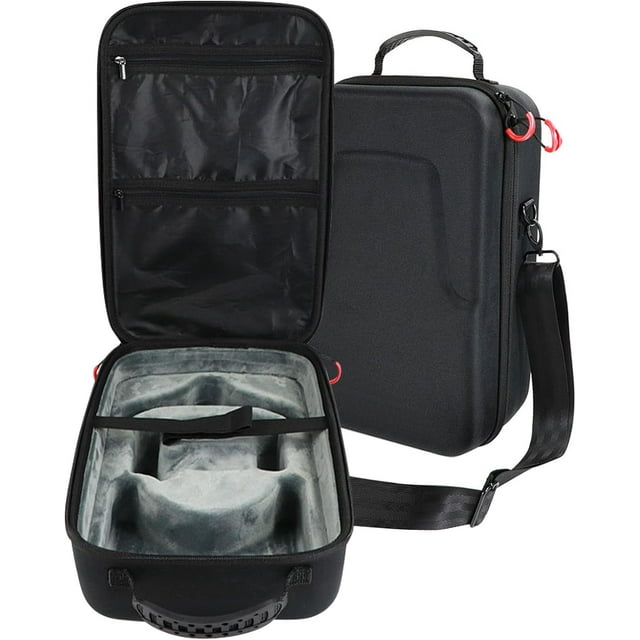 Tianle Hard Travel Case Compatible with Meta Oculus Quest 2/Oculus Quest VR Gaming Headset and Controllers Accessories, Shockproof Hard Shell Carrying Storage Bag -Black