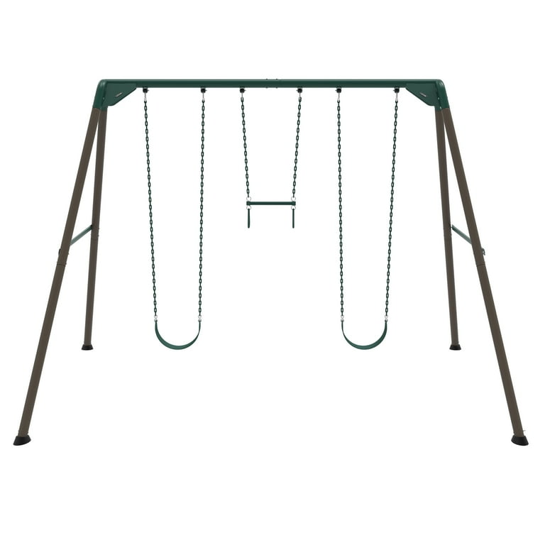 Lifetime metal best sale swing set