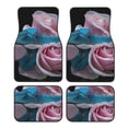 thumbnail image 1 of Kdxio Blue Lipped Pit Viper And Three Pink Roses Print Car Floor Mats Universal SUV Front Rear Floor Foot Mats 4-Piece Full Set with Non-Slip Rubber Backing Car Accessories for Most Cars, 1 of 7