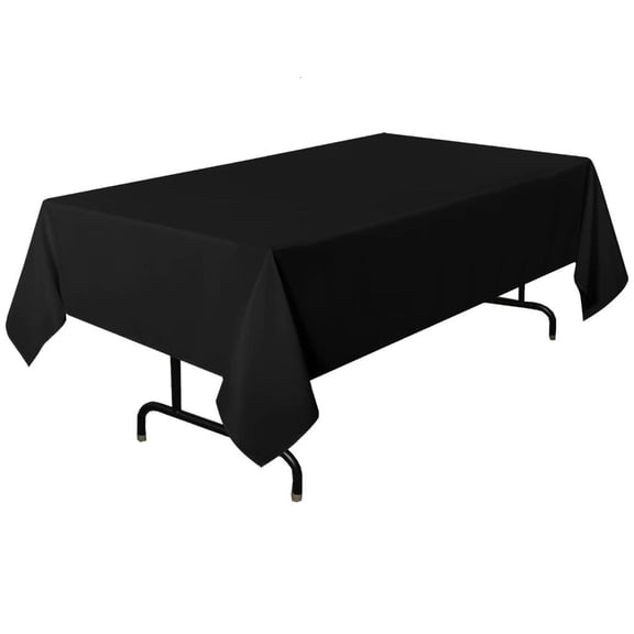 Rectangular Tablecloth Stain Resistant Polyester Table Covering Cloth for Dining