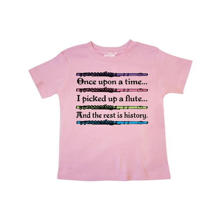 

Inktastic Funny Flute Music Quote Gift Toddler Boy or Toddler Girl T-Shirt