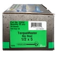 thumbnail image 3 of Torquemaster Blue Ruspert Masonry Screws, 1/2" x 5", 25 Pieces, Large Diameter Hex, Rust Resistant, Heavy Duty Anchoring, 3 of 3