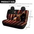 thumbnail image 4 of CHAQLIN Deer Pattern Rear Bench Seat Covers for Sedan, 2 Pack Durable Seat Back Covers Stretch Non-Slip Full Wrap Car Seat Covers, 4 of 7