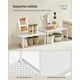 thumbnail image 3 of SONGMICS Especiero, Estante para Especias, Organizador para Armarios, Apilable, Ampliable, Juego de 4 Estantes Metálicos, Blanco, 3 of 5