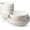 9.2"+7.6"+6"(12pcs), variant on Pasta Bowls, Large Salad Serving Bowls (9.2 inch/42 oz), Ceramic Bowl Plates Set of 4, Embossments, Microwave and Dishwasher Safe
