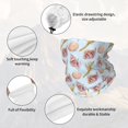 thumbnail image 3 of Neck Gaiter Face Cover Scarf, Conch Shell No.J97 Soft Face Sun Mask Cover Scarf Headband Cooling Sweat Absorbing Bandanas Hiking Cycling Running, 3 of 7
