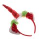 thumbnail image 4 of Decorativo de cuerno de tul flor diadema tela banda para el cabello elegante Halloween Navidad niños adultos accesorios rojo, 4 of 8