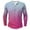 Mens Shirts Multicolor, variant on Long Sleeve T Shirts for Men Big & Tall S-5X Plus Size Tshirts Shirt Mens Casual Gradient Printed Pullover Breathable Going-Out Workout Tees Tops