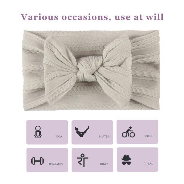 Diademas de nailon para bebé turbante elástico para niña cintas para Ehuebsd el pelo para recién nacido accesorios para el cabello para bebé