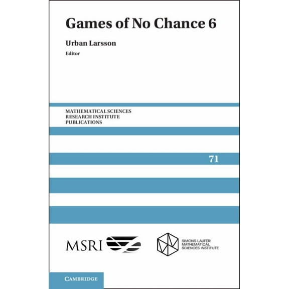Mathematical Sciences Research Institute Games of No Chance 6, Book 71, (Hardcover)