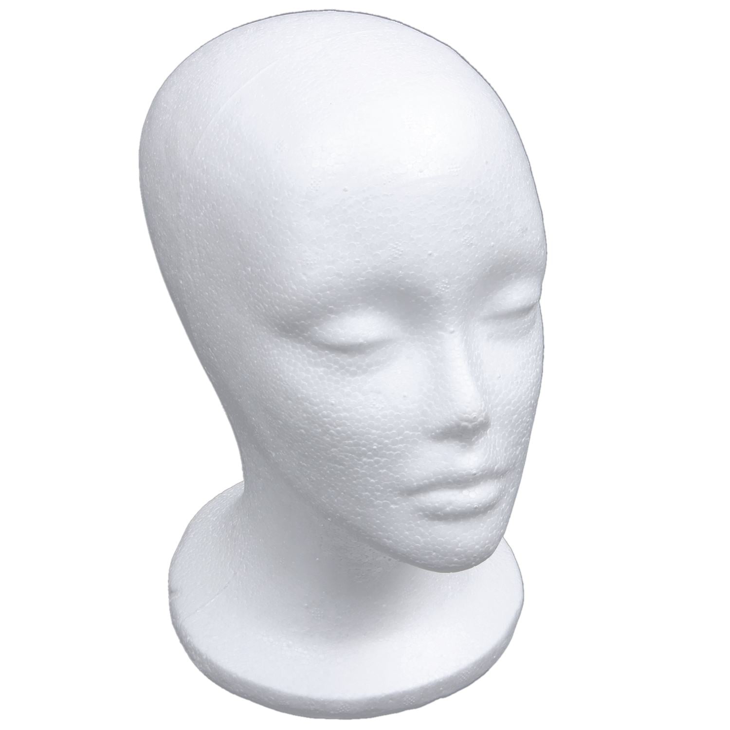 New best female STYROFOAM MANIKIN head display height 53cm Head Circumference 