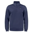 thumbnail image 2 of Unisex Cutter & Buck Navy Binghamton Rumble Ponies Clique Lift Eco Performance Half-Zip Pullover Top, 2 of 3