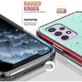 thumbnail image 3 of Compatible with Samsung A33 5G Case Clear Glitter Sparkly Cases Shockproof Samsung Galaxy A33 5G Phone Case Silicone Cute Slim Protective Case (Samsung A33 5G, Green), 3 of 13