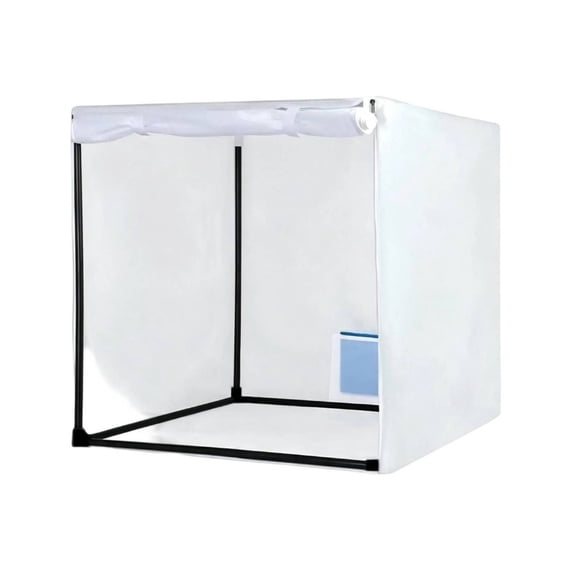 Rushawy 1 Portable Paint Spray Booth Easy Disassemble Black Frame Dustproof Spray Shelter with Breathable Mesh for Hobbyist Model Makers