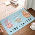 thumbnail image 5 of Daiia Design Name Door Mat Outdoor Indoor Hello Doormat, 16x24 Inch,Entry Rug Non-Slip Washable Indoor Door Mat, Small Oriental Accent Throw Rug For Bedroom Kitchen Entryway Bathroom, 5 of 9