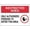 Warning Sign 2, variant on Restricted Area Safety Sign All Persons Must Have Permission From Area Supervision Before Entering - 8"x12" Tin Metal Road Street Sign, Outdoor Decor Caution Sign, Supervision Permission