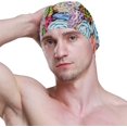 thumbnail image 3 of FYBTO Bonnet de Natation Succulent Cactus Unisexe Adulte FYBTO Polyester, 3 of 4